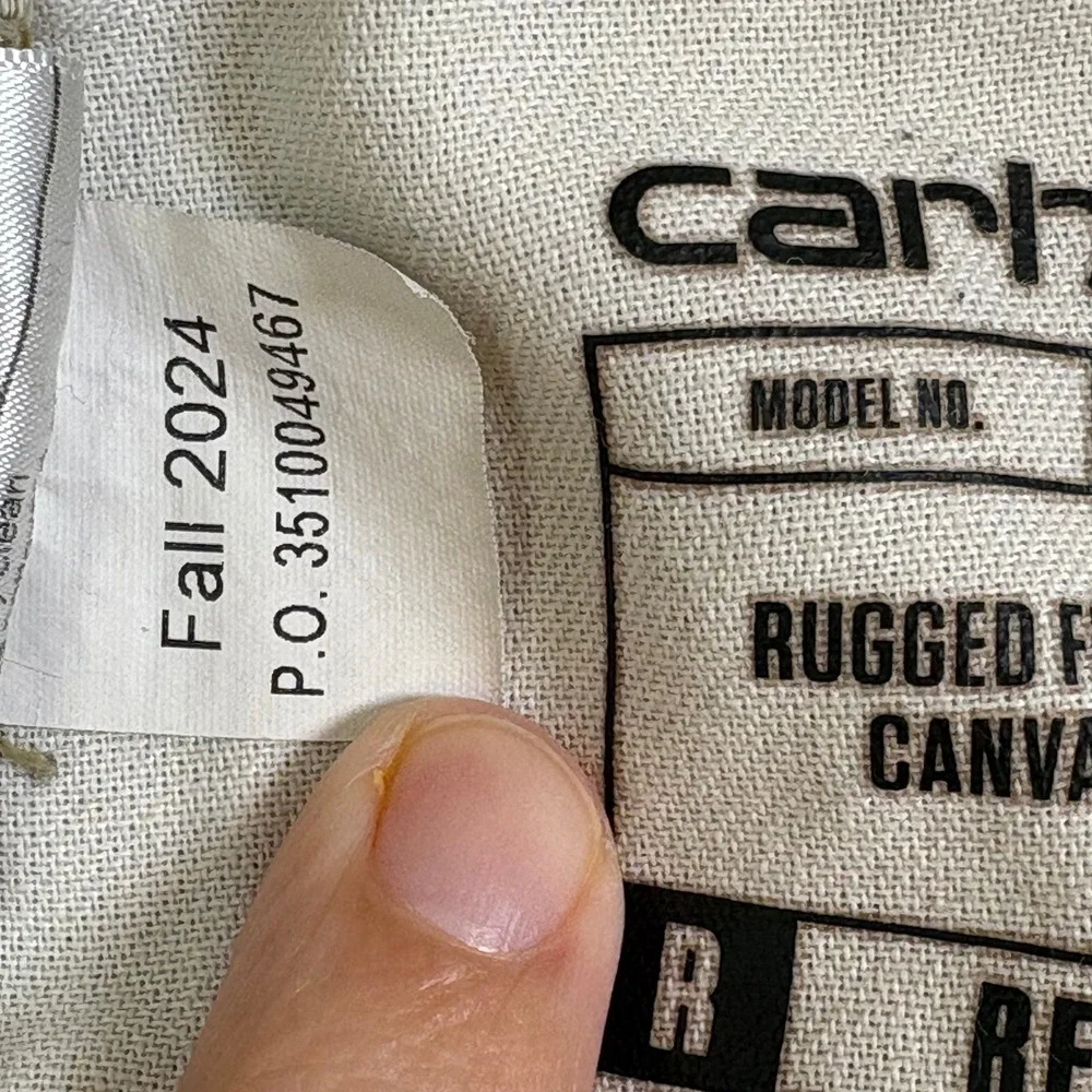 Lot of 2 Carhartt‎ Mens Rugged Flex Relaxed Fit Canvas Work Pants 34x30 Tan